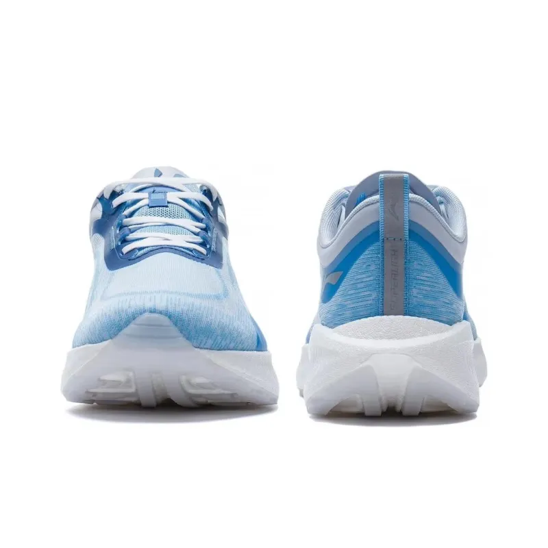 LiNing Super Light 19 Cushioning Anti Slip And Wear Resistant Low Top Running Shoes Men's Blue White-3
