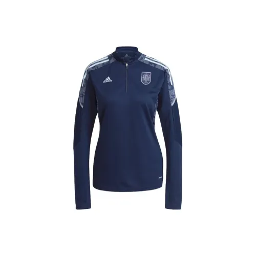 Adidas Spain Soccer Jerseys Women's Dark Blue