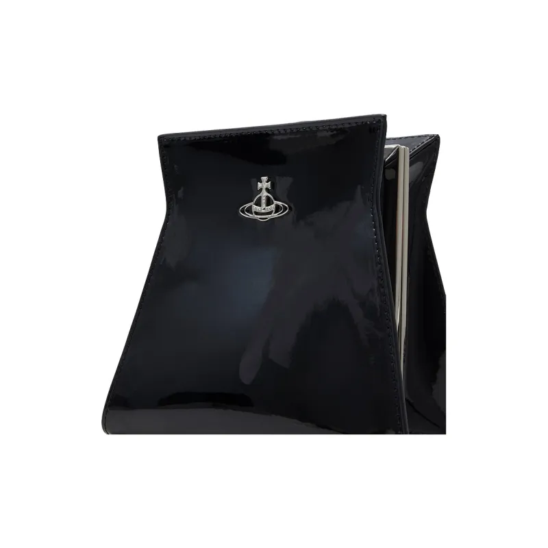 Vivienne Westwood Leather One Shoulder Handbags Women's Black-3