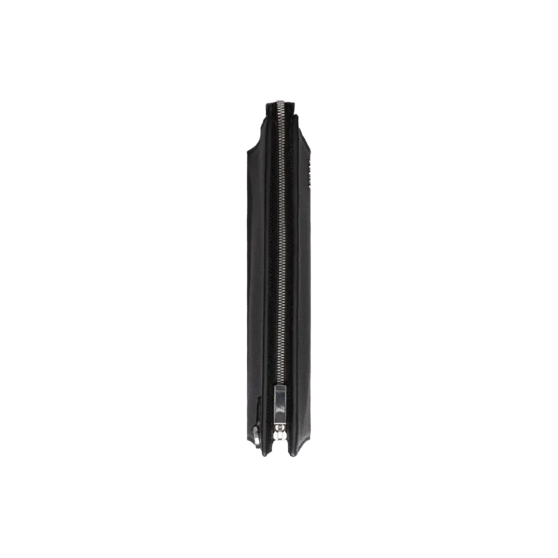 GUCCI Leather Clutch Men's Black-5