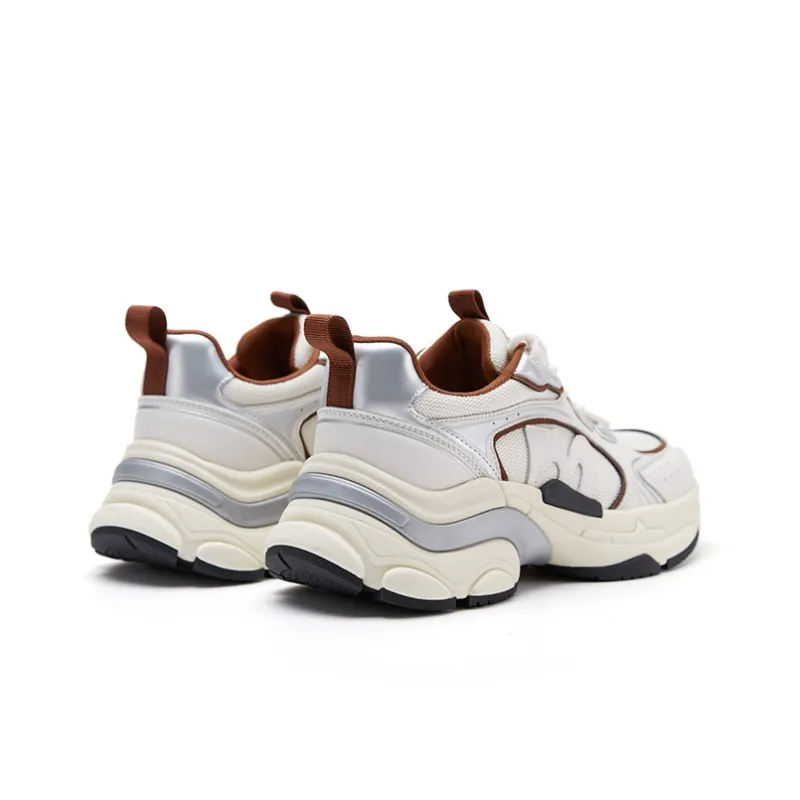 Marie Claire Low Top Chunky Sneakers 5cm Women's Ceramic Ivory-3