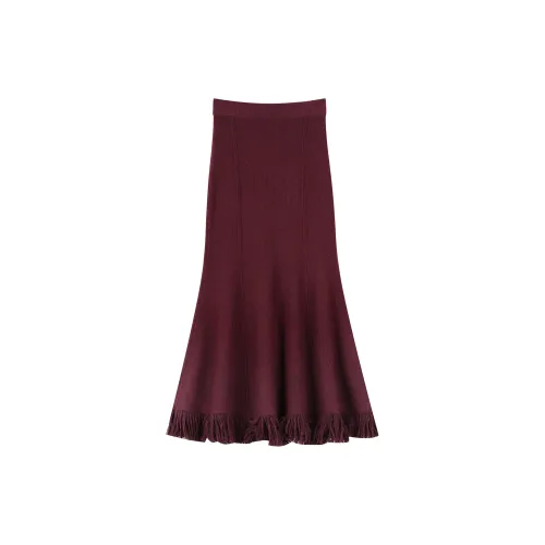 ELF SACK Casual Long Skirts Women's