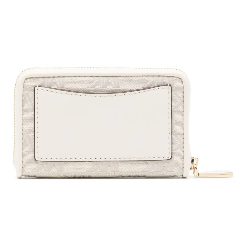 MICHAEL KORS Jet Set Canvas Wallet Women's Ecru-1