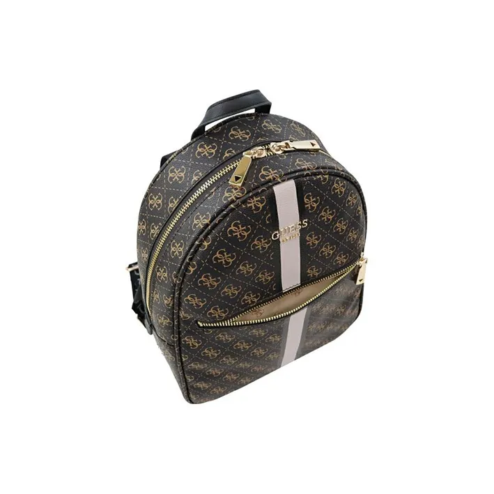 GUESS Synthetic Leather Backpack Women's Brown & Multicolor-3