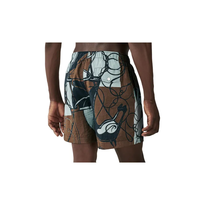 HERMES FW23 Casual Shorts Men's Cigar Gray-1