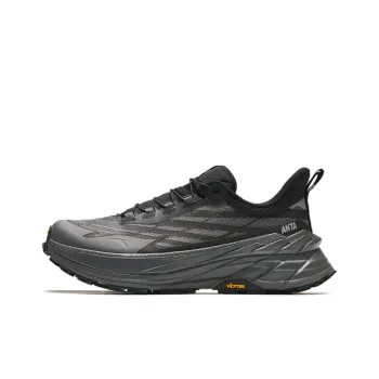ANTA Running Collection Running Shoes Men Low Top Black/Volcanic Gray