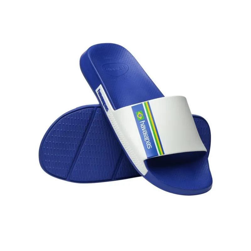 Havaianas Quick Dry Slide Slippers Men's Blue-8
