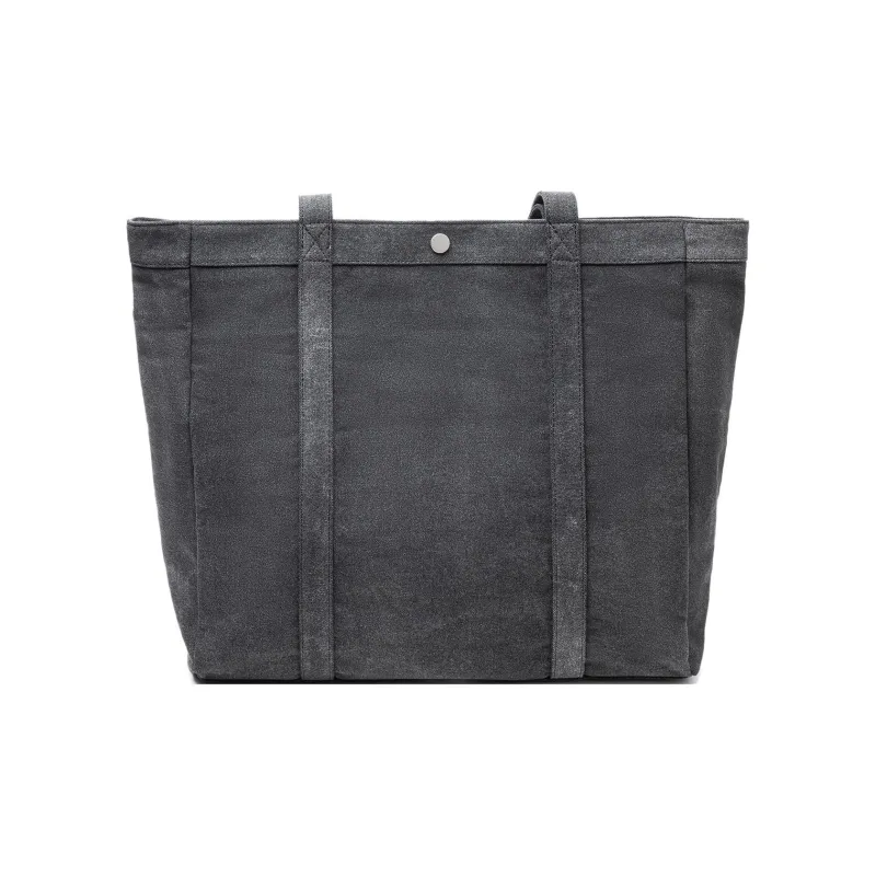 LiNing Vital Series Cotton Tote Bag, Shopping Bag, Shoulder Bag Unisex Black-3