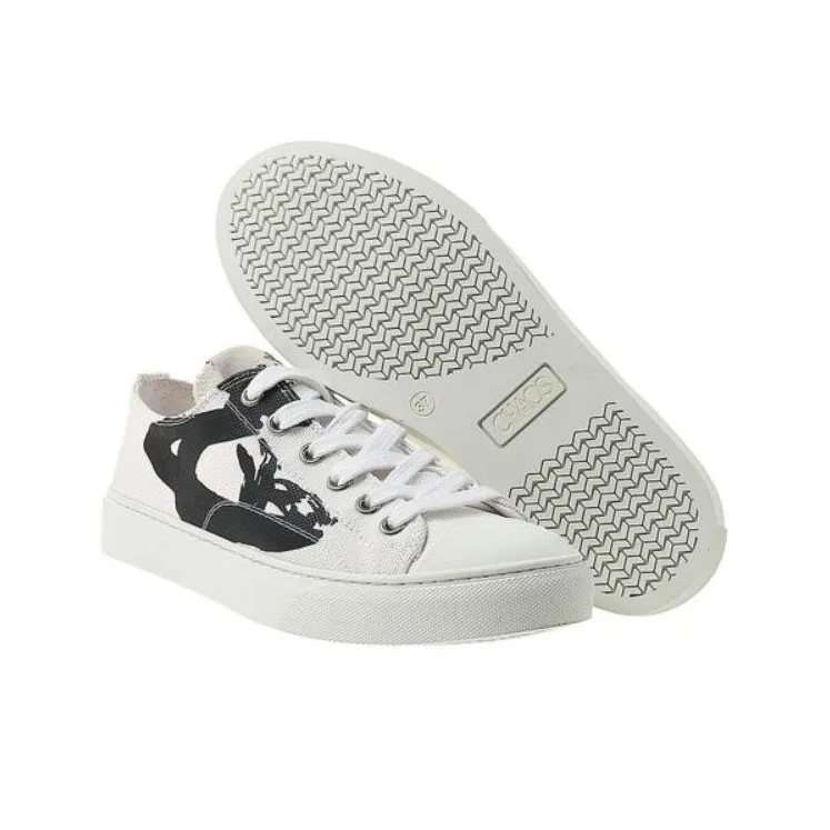 Vivienne Westwood Low Top Skateboard Shoes Women's White-5