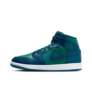Jordan 1 Mid Teal French Blue Women's