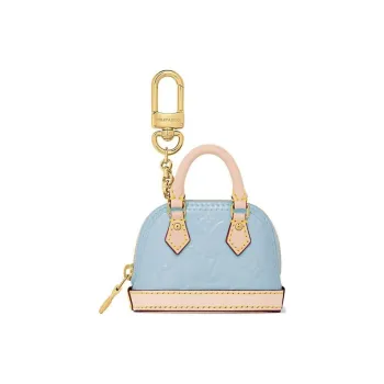 LOUIS VUITTON Micro Alma Leather Bag Accessory Extra Mini Women's Blue