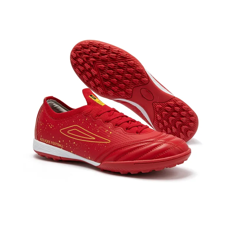 Keliqee Soccer Shoes Unisex Low Top White/Blue-7