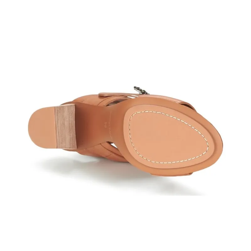 See By Chloe One Strap Sandals Women's Brown-4