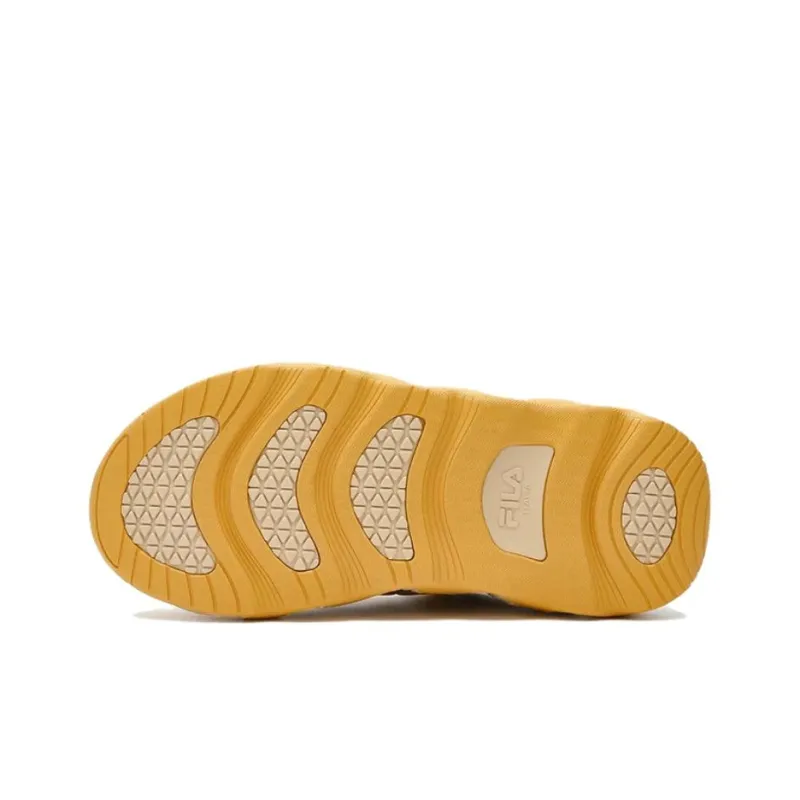 FILA Croissant Chunky Sneakers 'Yellow Brown' Women's-4