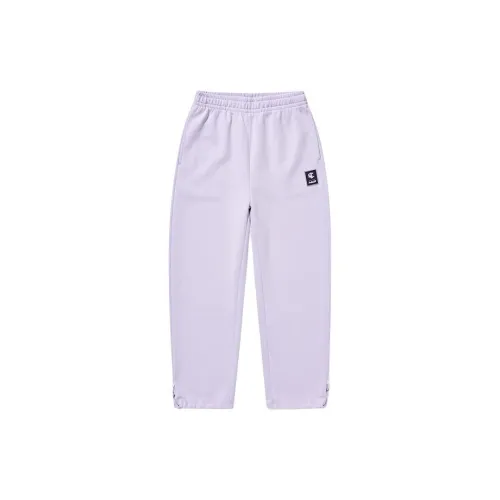 QIAODAN Knitted Sweatpants Women's Shimmer Purple