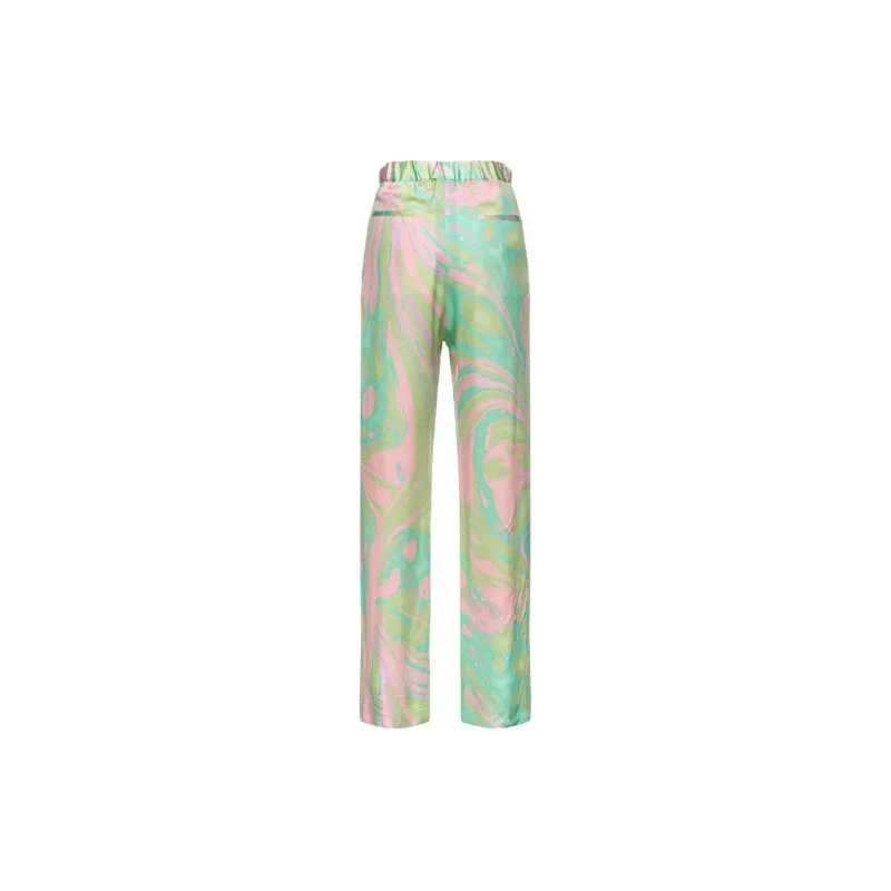 PINKO Graphic Printed Pleated Trousers-1