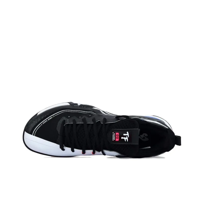 LiNing Saga ⅡPro 2nd Generation Pro Mid Top Badminton Shoes Unisex Black-3