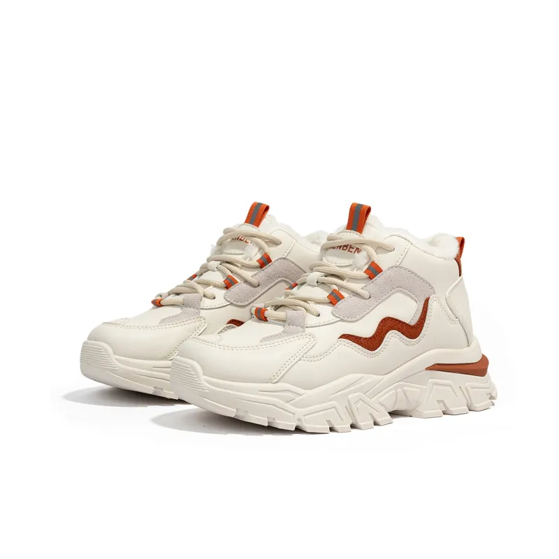 RENBEN Warm Height Increasing High-Top Casual Shoes Women's-12