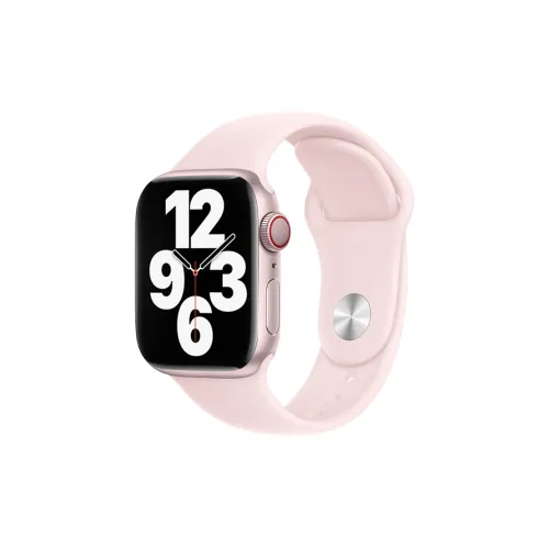 MILANQIAN M&Q Apple Compatibility Watch Band 38 45mm Watch Dial All Silicone Material