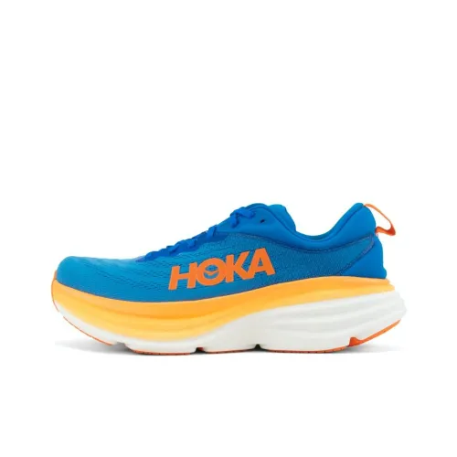 HOKA ONE ONE Bondi 8 Coastal Sky Vibrant Orange