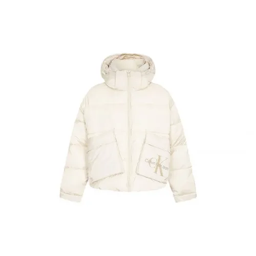 Calvin Klein Puffer Jackets Unisex Off White