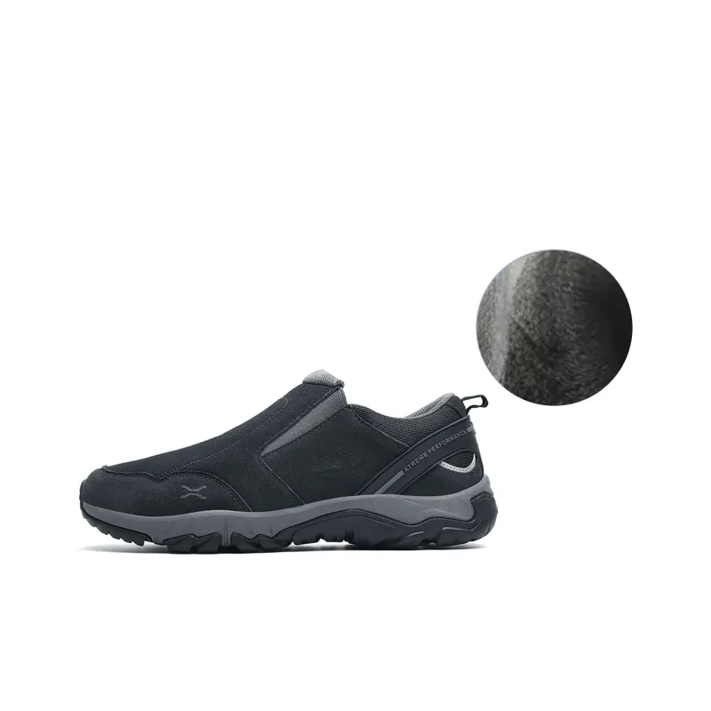 Jeep Cushioning Anti Slip Wear Resistant And Warm Rebound Coverage Low Top Outdoor Shoes Men's Gray-0
