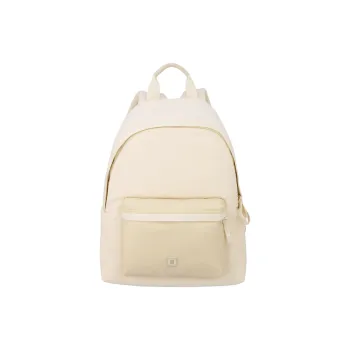 ZARA Polyamide Backpack Regular Women's Light Beige Yellow