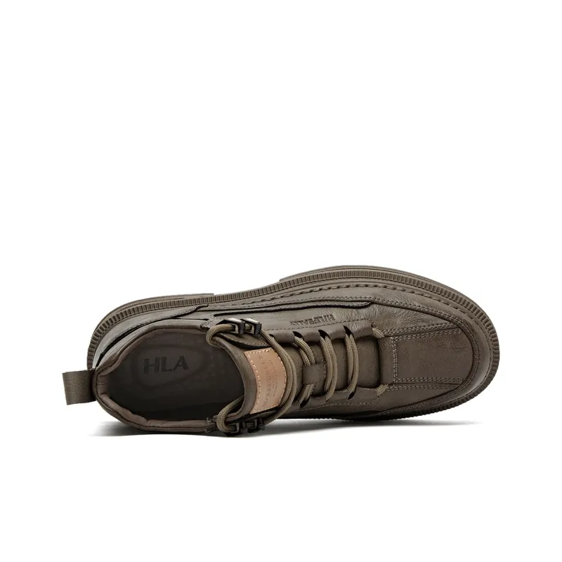 HLA Work Boots Men Low Top Black-8