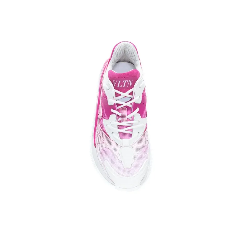Valentino Women's Wade Runner Sneaker 'White Pink'-3