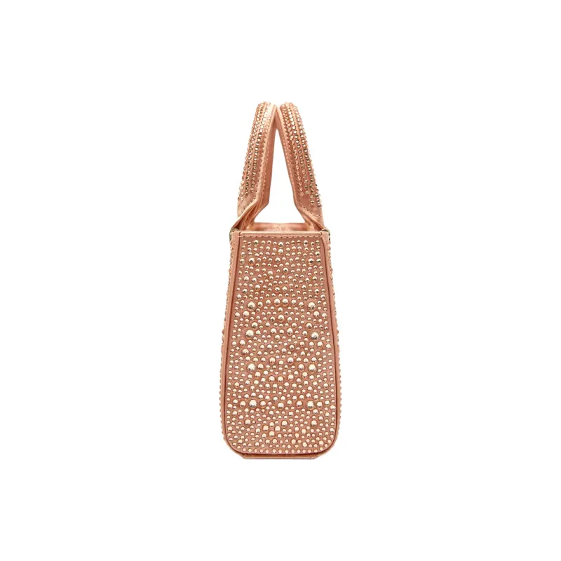 ZARA Polyester Handbag Shoulder Bag Crossbody Bag Mini Women's Peach Pink-2