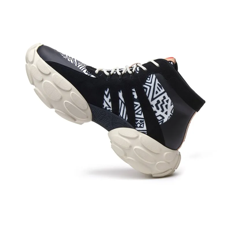 U.IN Painted Travel Shoes Mules 3 Artistic Collection High Top Casual Shoes Men's-3