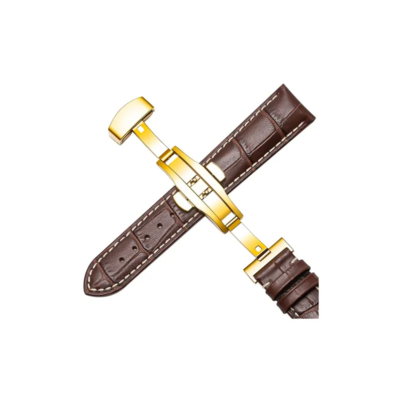 WOALMORN Longines Compatibility Watch Band 75MM 120MM Cowhide Leather Material-5