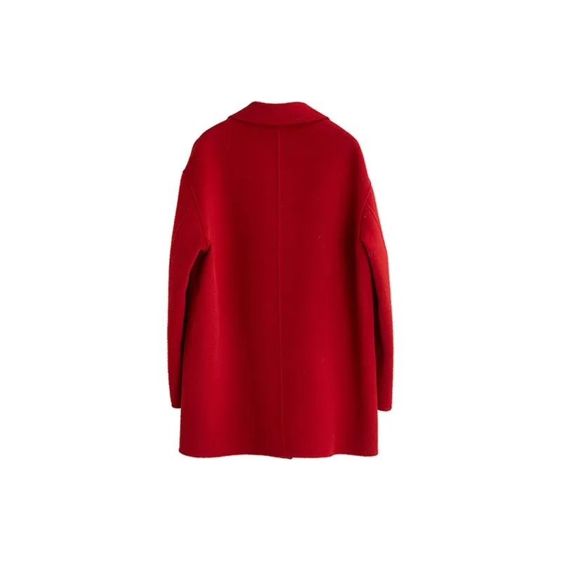 ELLE Coats Women's Red-1