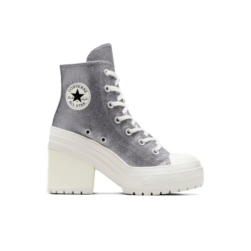 Converse Chuck 70 De Luxe Durable Breathable Mid Top Canvas Shoes Women's Gray-1