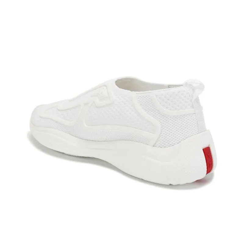 PRADA Low Top Casual Shoes Women's White-3