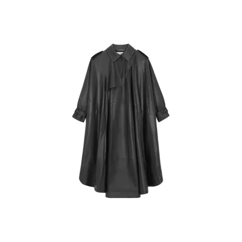 SAINT LAURENT Trench Coats Men Black