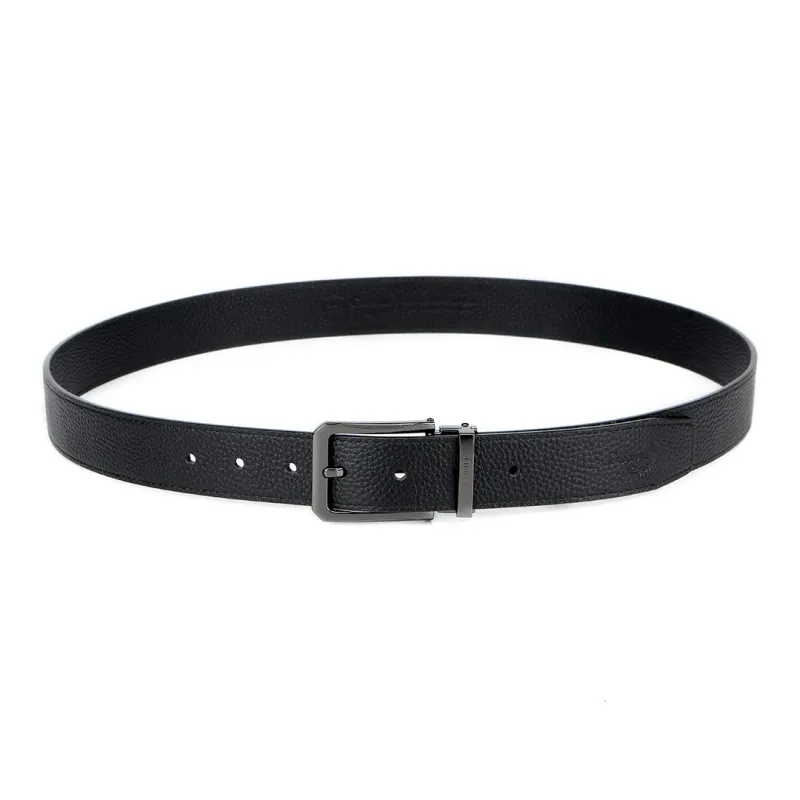 Crocodile Pin Buckle Belt Pants Top Grain Cow Leather Leather Belts Men's Width 3.4CM-1