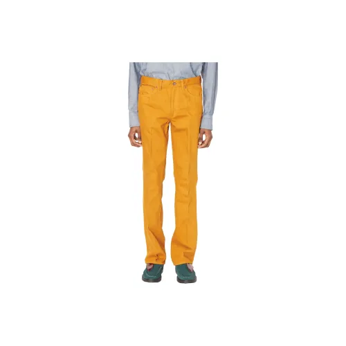 KOLOR Jeans Men Mustard Yellow