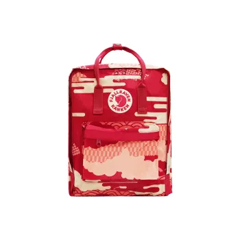 Fjallraven Vinylon Backpack Large Size Unisex Red