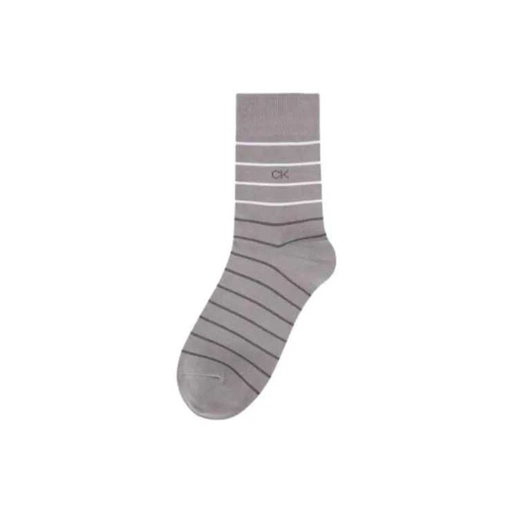 CK/Calvin Klein Mid-Calf Socks Men's Single Pack-0