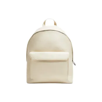 ZARA PU Backpack Large Size Men's White