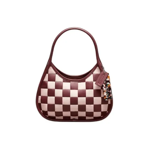 Coachtopia Ergo Refined Leather Shoulder Bag, Handbag, Shoulder Bag Women's Burgundy
