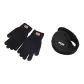 Black Glove+Black Earmuff