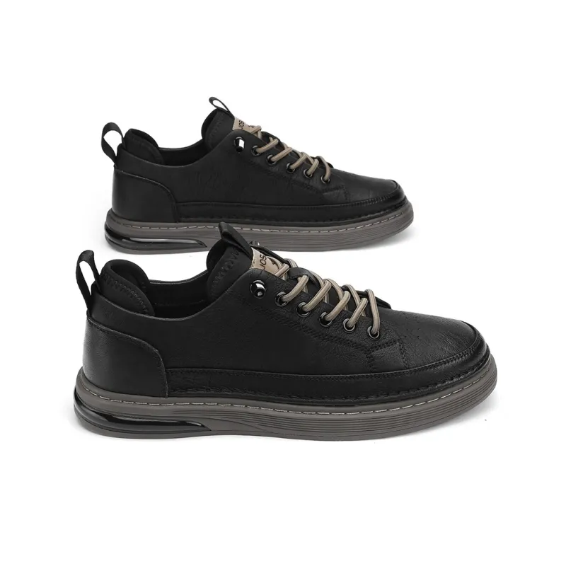 JOSEPH ABBOUD Low-Top Skateboard Shoes Men's Black-2