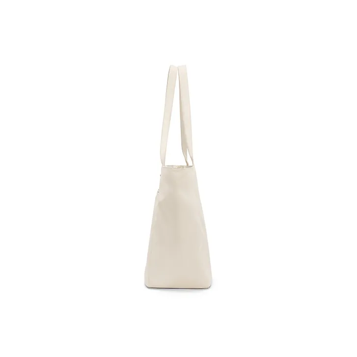 MAKEUP KITTEN Nylon Fabric Shoulder Bag Large Size Women's Light Apricot-12