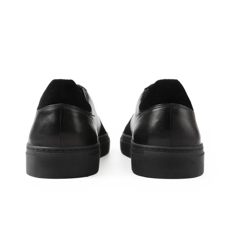 PANE Walking SB Series ASPHALT Slip Resistant Low Top Skateboard Shoes Unisex Black-4