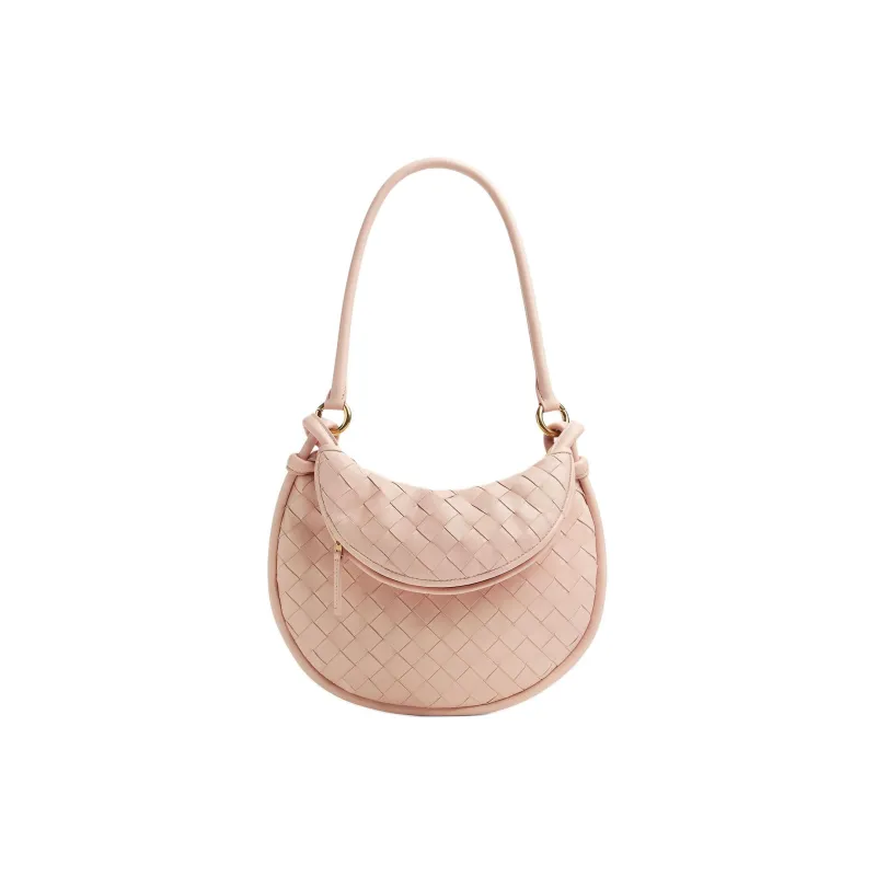 Bottega Veneta Sheepskin Handbag Shoulder Bag Women's Lotus Blossom Pink-0
