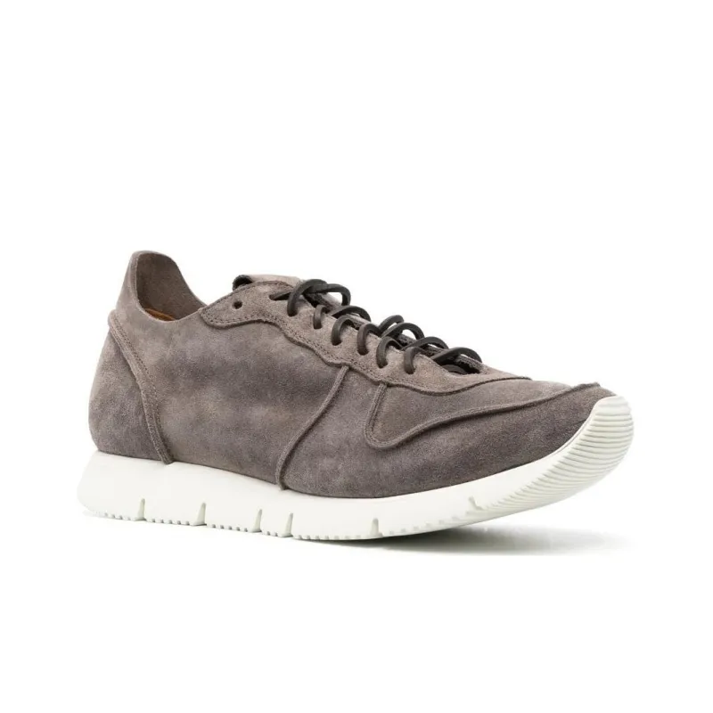 BUTTERO Logo-patch Leather Sneakers-1