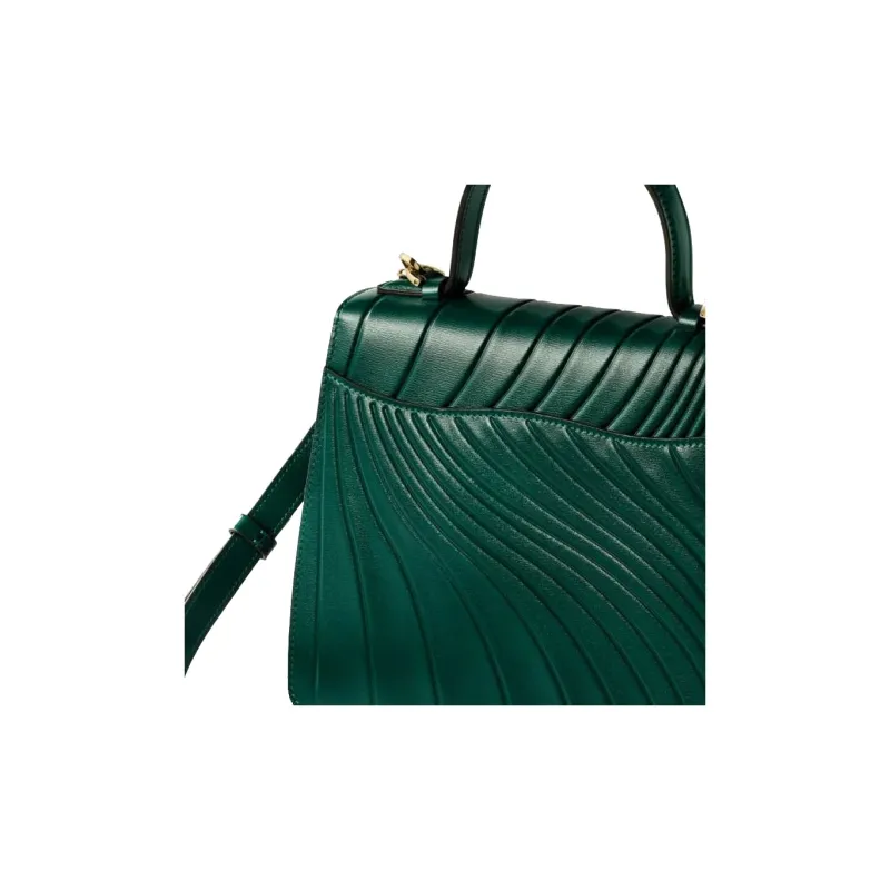 CARTIER Panthère De Cartier Calfskin Handbag Shoulder Bag Crossbody Bag Small Size Women's Emerald Green-2