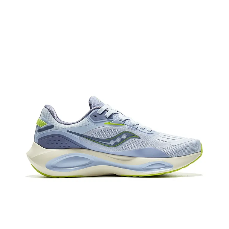 Saucony Phoenix Inferno 3 Shock Absorbers Low Top Running Shoes Unisex Blue Green-1